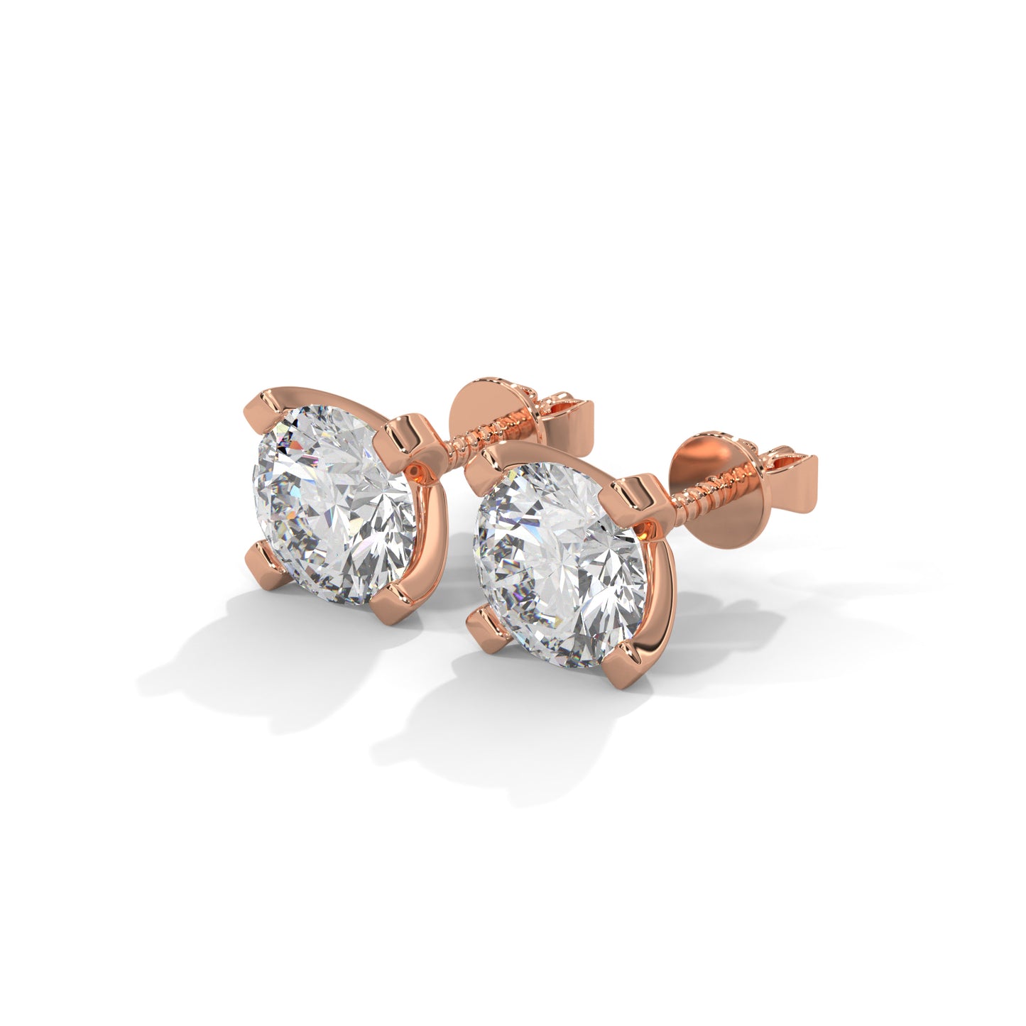 Round Stud Earring