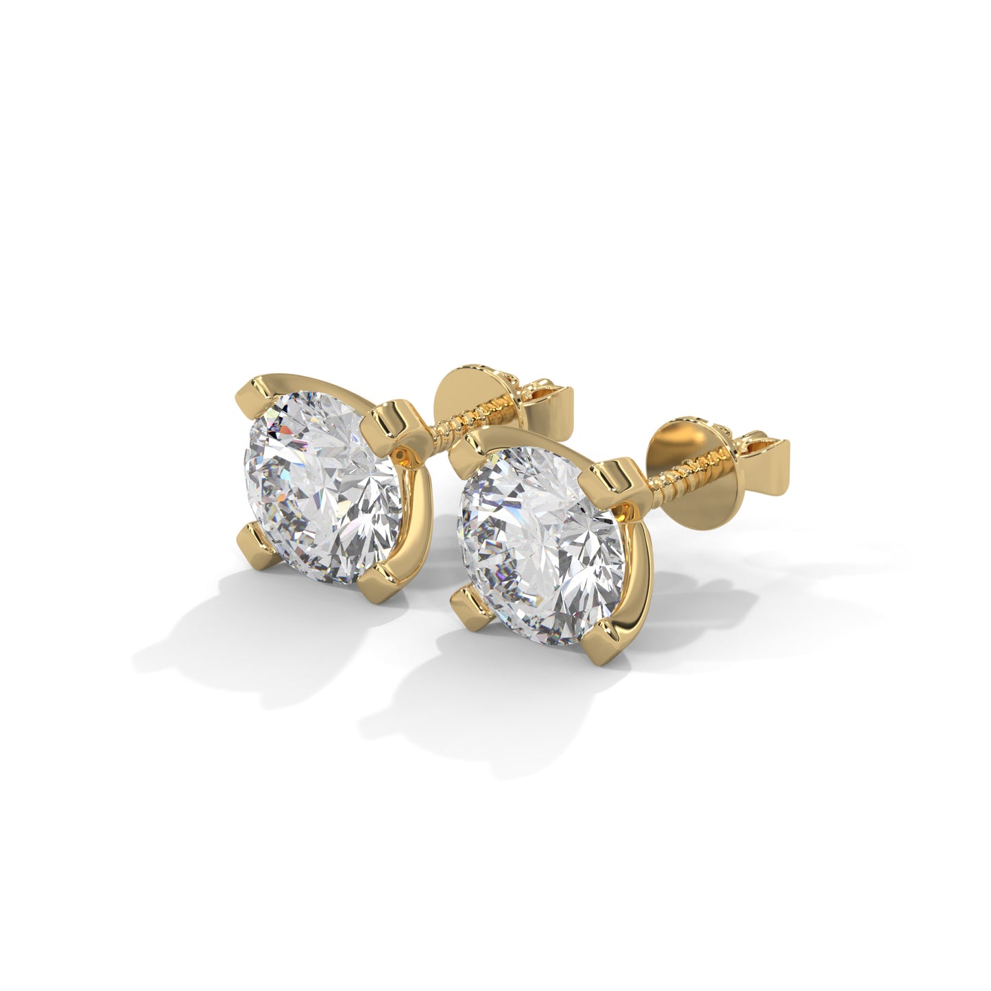 Round Stud Earring