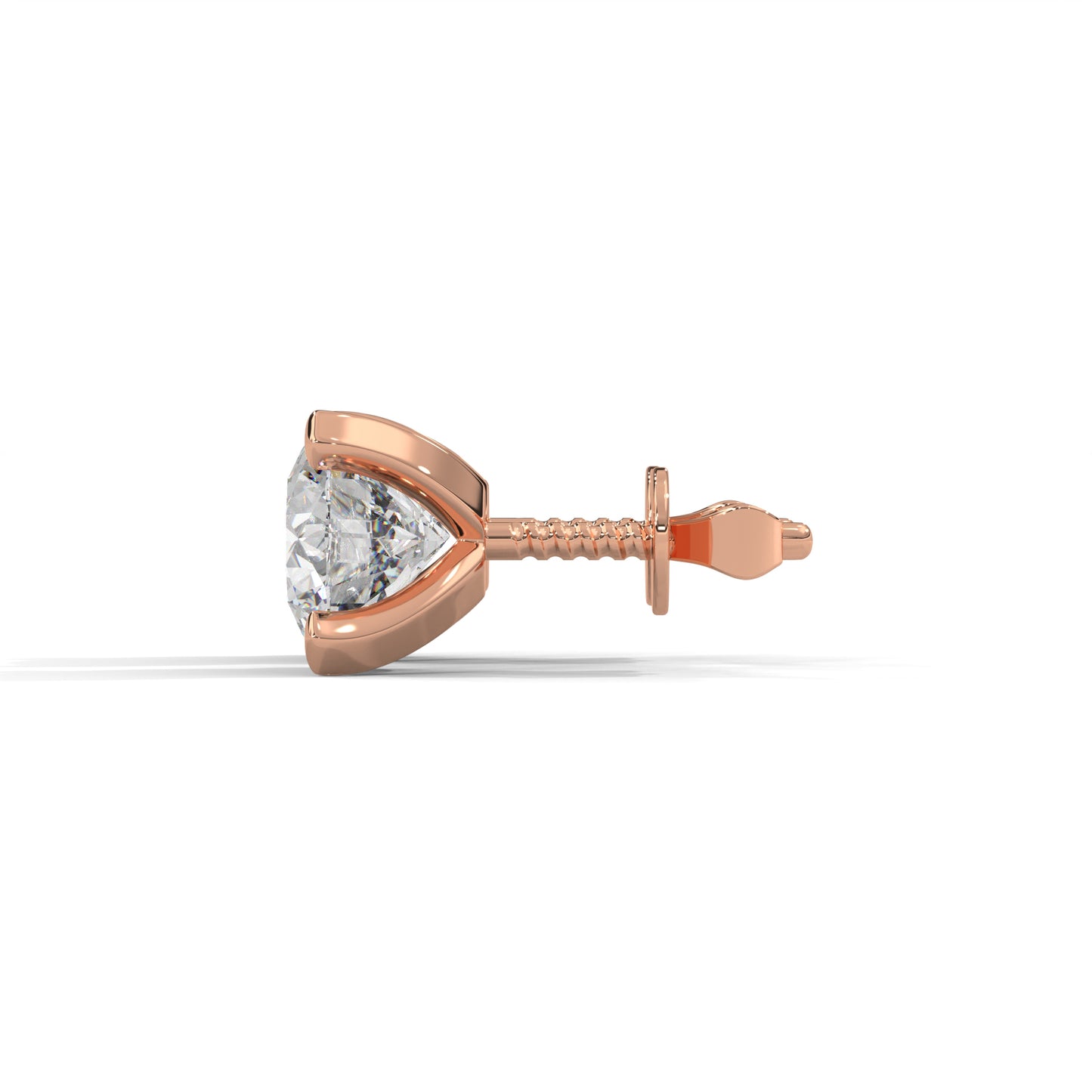 Round Stud Earring