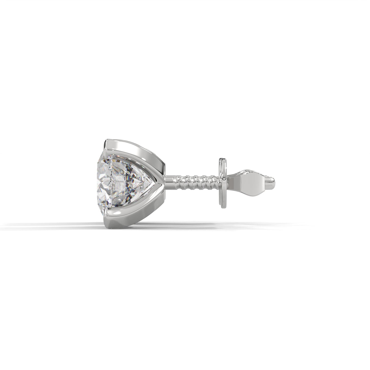 Round Stud Earring