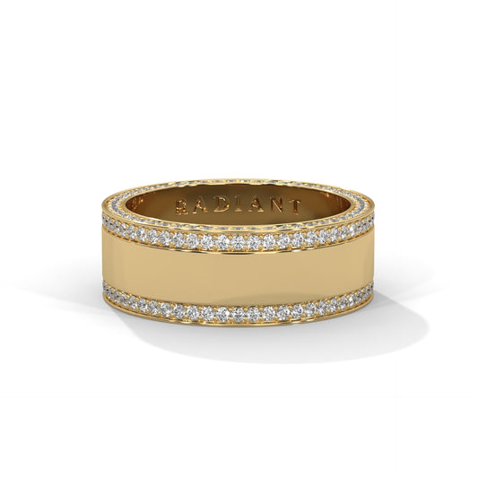 Alberto Diamond Wedding Band