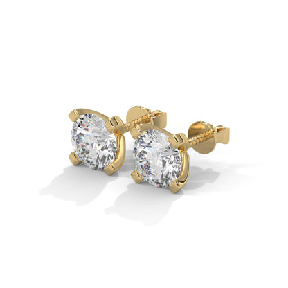 Round Stud Earring