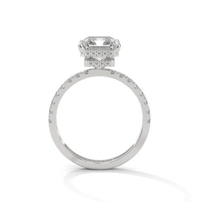 Hannah - Radiant Cut Diamond with Double Hidden Halos