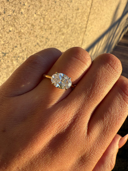 Avery - Oval Lab Grown Engagement ring