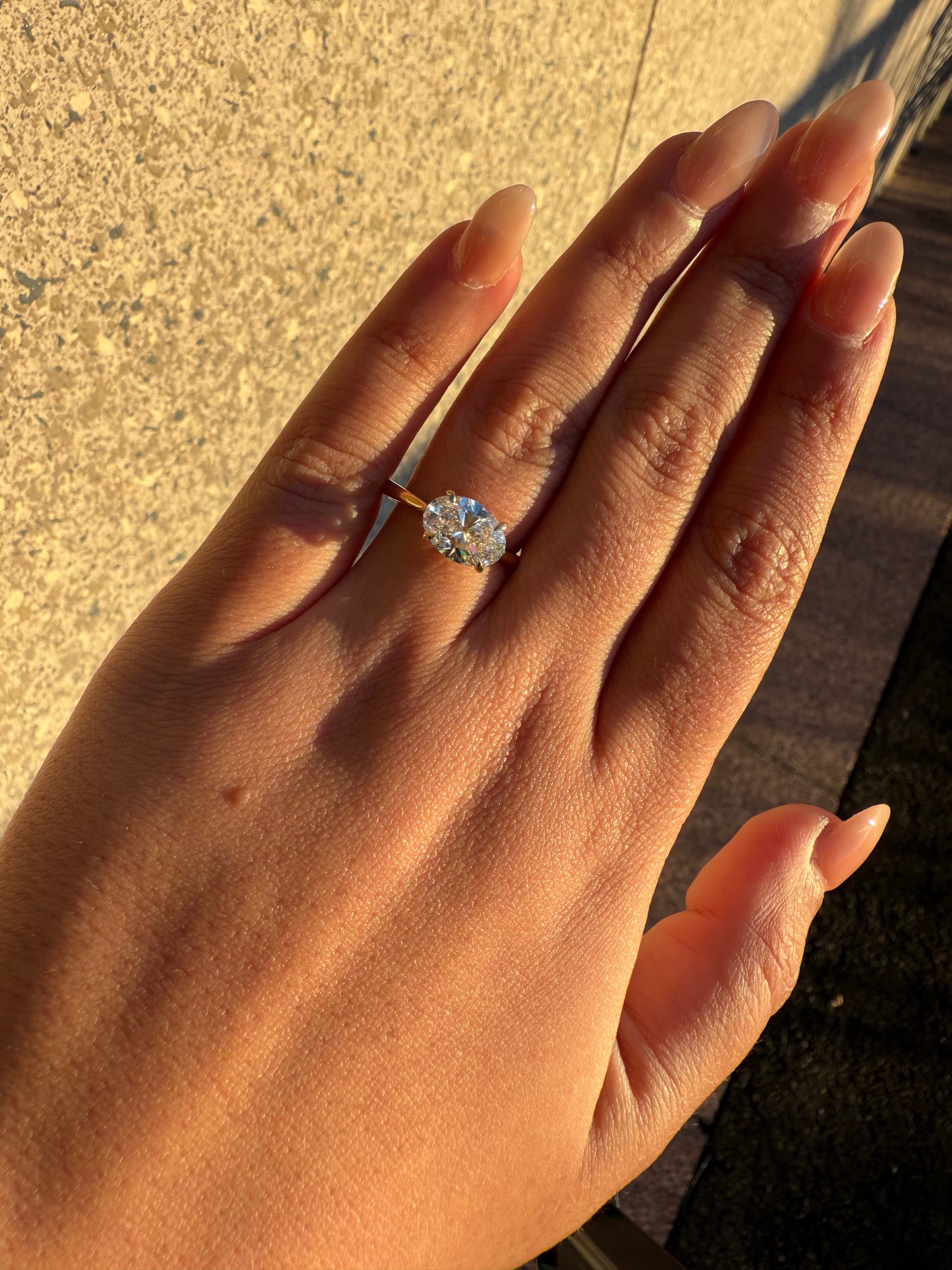 Avery - Oval Lab Grown Engagement ring