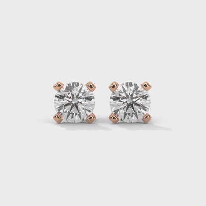 Round Stud Earring