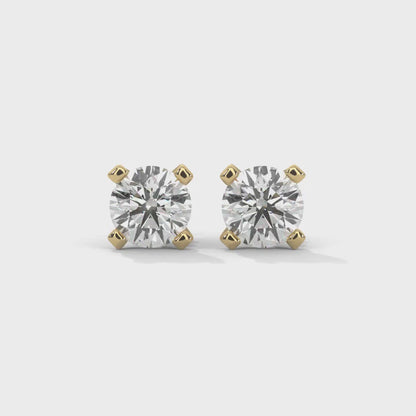 Round Stud Earring
