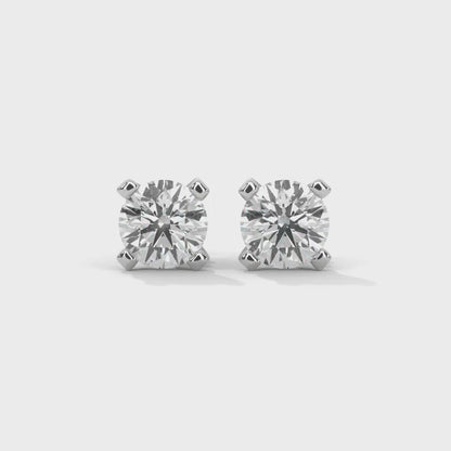 Round Stud Earring